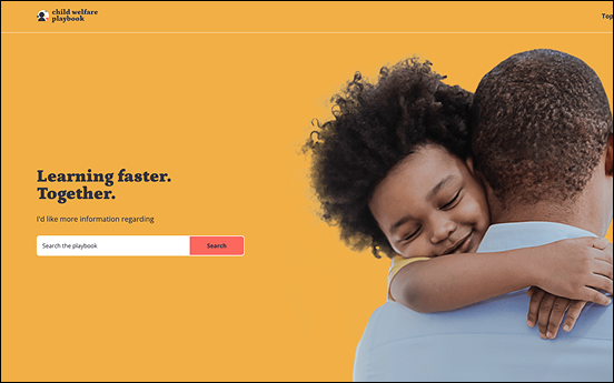 Child Welfare Playbook website