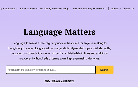 Language, Please guide